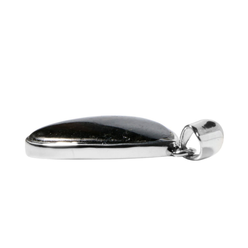 Zilveren hanger nuummiet | druppel 3,7 x 2,5 cm Zilveren hanger nuummiet | druppel 3,7 x 2,5 cm