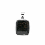 Zilveren hanger nuummiet | rechthoek 2 x 1,8 cm Zilveren hanger nuummiet | rechthoek 2 x 1,8 cm