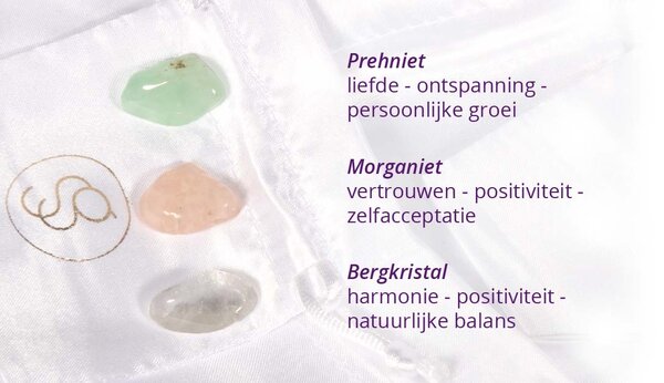 Edelsteen set terug naar jezelf Edelsteen set terug naar jezelf