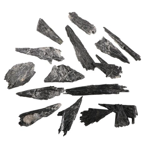 Kyaniet (zwart) ruw 2 - 5 gram Kyaniet (zwart) ruw 2 - 5 gram