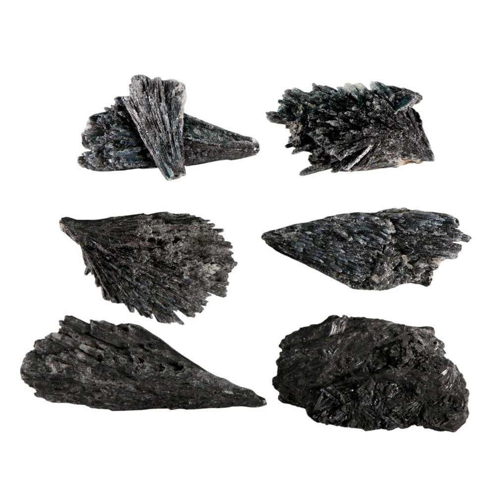 Kyaniet (zwart) ruw 25 - 50 gram