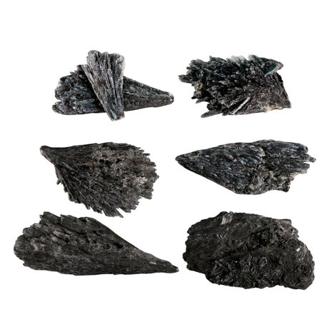 Kyaniet (zwart) ruw 25 - 50 gram