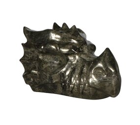 Pyriet draken schedel 10 x 6 x 5,5 cm | 581 gram