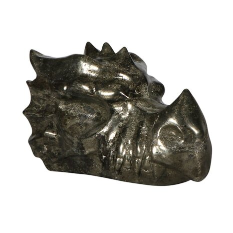 Pyriet draken schedel 10 x 6 x 5,5 cm | 581 gram Pyriet draken schedel 10 x 6 x 5,5 cm | 581 gram