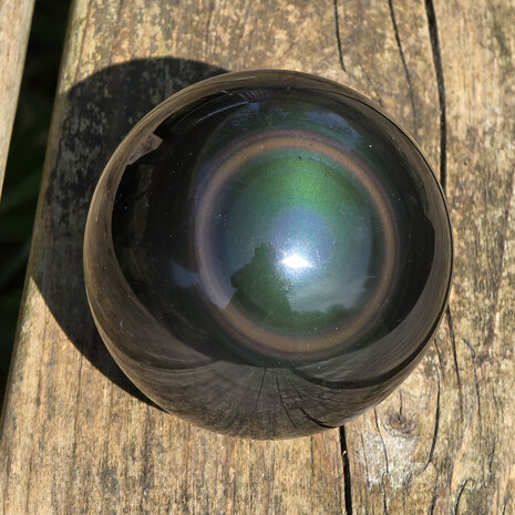 Obsidiaan (regenboog) bol 65 mm | 320 gram Obsidiaan (regenboog) bol 65 mm | 320 gram