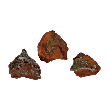 Adamiet kristallen op limoniet 40 - 80 gram Adamiet kristallen op limoniet 40 - 80 gram