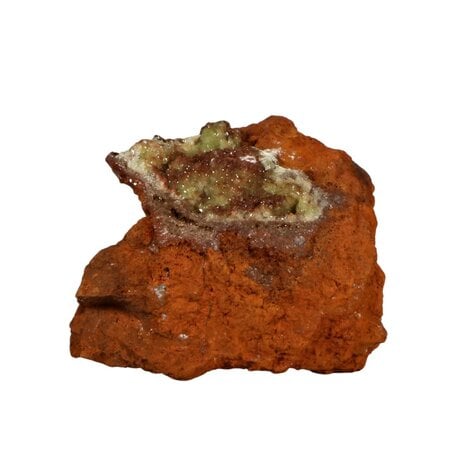 Adamiet kristallen op limoniet 9,5 x 7 x 6,5 cm | 433 gram Adamiet kristallen op limoniet 9,5 x 7 x 6,5 cm | 433 gram