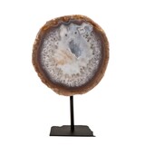 Agaat op standaard 14 x 13 x 4,5 cm | 1165 gram Agaat op standaard 14 x 13 x 4,5 cm | 1165 gram