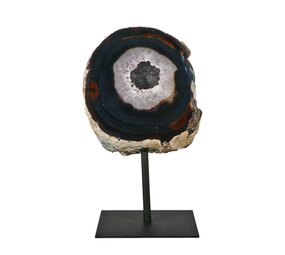 Agaat op standaard 13 x 11,5 x 3 cm | 1325 gram Agaat op standaard 13 x 11,5 x 3 cm | 1325 gram