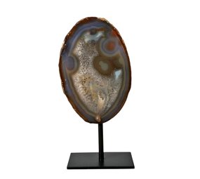 Agaat op standaard 19 x 13 x 3,5 cm | 2153 gram