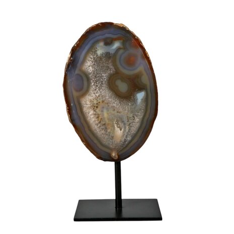 Agaat op standaard 19 x 13 x 3,5 cm | 2153 gram