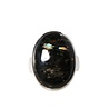Zilveren ring nuummiet maat 17 1/2 | ovaal 2,2 x 1,6 cm Zilveren ring nuummiet maat 17 1/2 | ovaal 2,2 x 1,6 cm