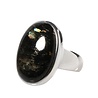 Zilveren ring nuummiet maat 17 1/2 | ovaal 2,2 x 1,6 cm Zilveren ring nuummiet maat 17 1/2 | ovaal 2,2 x 1,6 cm