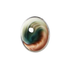 Zilveren ring Shiva oog maat 18 1/2 | ovaal 2,4 x 2 cm Zilveren ring Shiva oog maat 18 1/2 | ovaal 2,4 x 2 cm