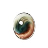 Zilveren ring Shiva oog maat 18 1/2 | ovaal 2,4 x 2 cm Zilveren ring Shiva oog maat 18 1/2 | ovaal 2,4 x 2 cm