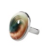 Zilveren ring Shiva oog maat 18 1/2 | ovaal 2,4 x 2 cm Zilveren ring Shiva oog maat 18 1/2 | ovaal 2,4 x 2 cm