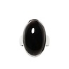 Zilveren ring onyx maat 18 | ovaal 2,4 x 1,4 cm Zilveren ring onyx maat 18 | ovaal 2,4 x 1,4 cm