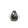 Zilveren ring toermalijnkwarts maat 17 | druppel 1,9 x 0,9 cm Zilveren ring toermalijnkwarts maat 17 | druppel 1,9 x 0,9 cm
