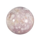 Amethist (roze) met bloemagaat bol 58 mm | 266 gram Amethist (roze) met bloemagaat bol 58 mm | 266 gram