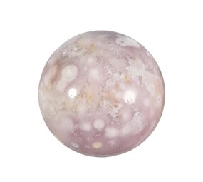Amethist (roze) met bloemagaat bol 58 mm | 266 gram Amethist (roze) met bloemagaat bol 58 mm | 266 gram