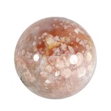 Amethist (roze) met bloemagaat bol 63 mm | 331 gram Amethist (roze) met bloemagaat bol 63 mm | 331 gram