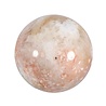 Amethist (roze) met bloemagaat bol 63 mm | 331 gram Amethist (roze) met bloemagaat bol 63 mm | 331 gram
