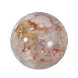 Amethist (roze) met bloemagaat bol 63 mm | 337 gram Amethist (roze) met bloemagaat bol 63 mm | 337 gram