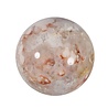 Amethist (roze) met bloemagaat bol 63 mm | 337 gram Amethist (roze) met bloemagaat bol 63 mm | 337 gram