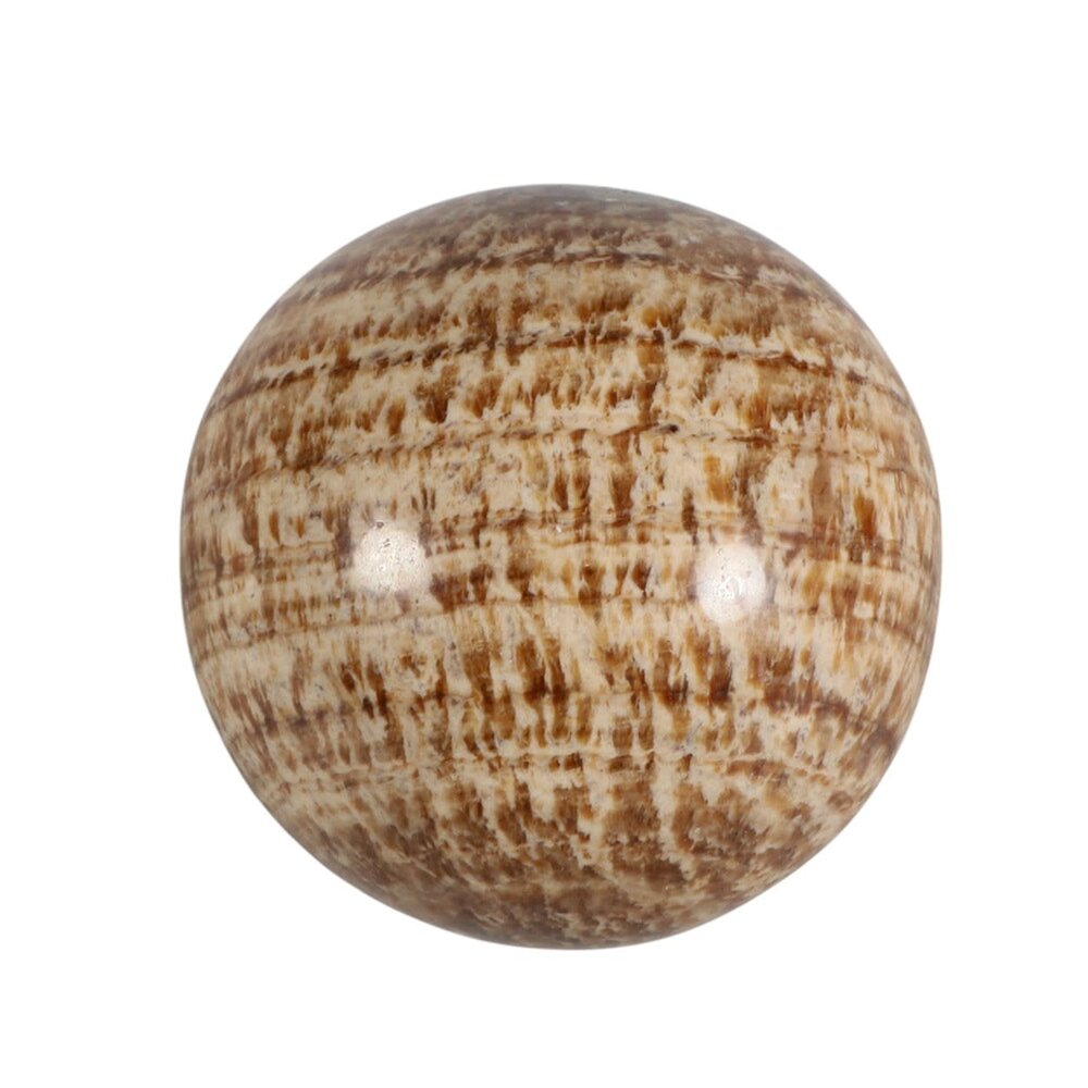 Aragoniet (bruin) bol 57 mm | 261 gram