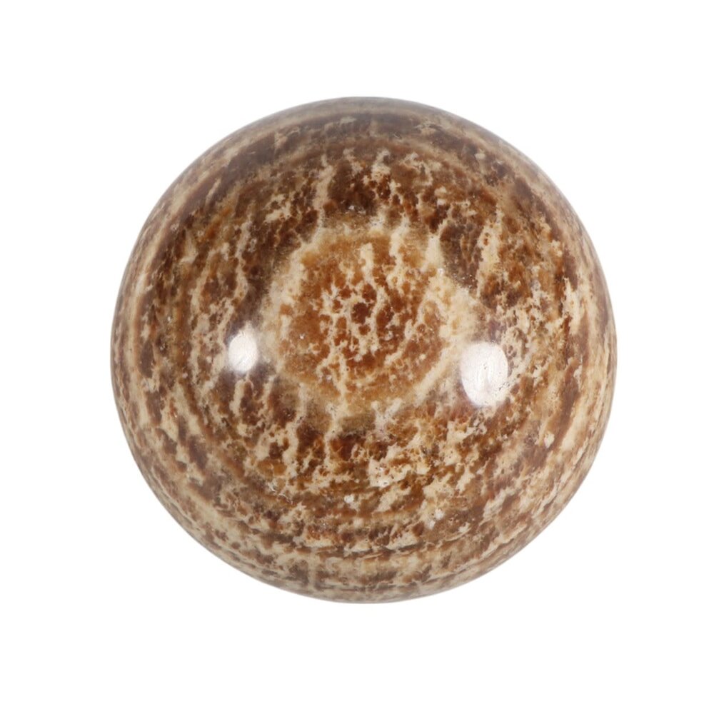 Aragoniet (bruin) bol 57 mm | 261 gram