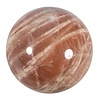 Maansteen (roze) met zonnesteen bol 79 mm | 700 gram Maansteen (roze) met zonnesteen bol 79 mm | 700 gram
