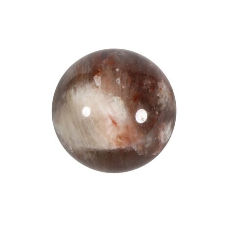 Sjamaankwarts met rode mosagaat bol 44 mm | 122 gram Sjamaankwarts met rode mosagaat bol 44 mm | 122 gram