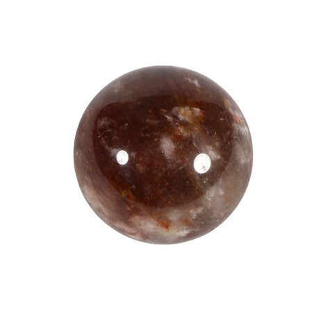 Sjamaankwarts met rode mosagaat bol 45 mm | 126 gram Sjamaankwarts met rode mosagaat bol 45 mm | 126 gram