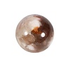 Sjamaankwarts met rode mosagaat bol 48 mm | 151 gram Sjamaankwarts met rode mosagaat bol 48 mm | 151 gram
