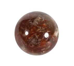 Sjamaankwarts met rode mosagaat bol 55 mm | 227 gram Sjamaankwarts met rode mosagaat bol 55 mm | 227 gram