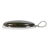 Zilveren hanger labradoriet | ovaal 3,9 x 2,4 cm Zilveren hanger labradoriet | ovaal 3,9 x 2,4 cm