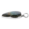 Zilveren hanger labradoriet | druppel 3,1 x 2,4 cm Zilveren hanger labradoriet | druppel 3,1 x 2,4 cm