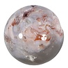 Amethist (galaxy) met agaat bol 79 mm | 668 gram Amethist (galaxy) met agaat bol 79 mm | 668 gram