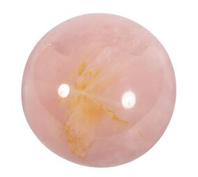 Rozenkwarts met golden healer bol 80 mm | 741 gram Rozenkwarts met golden healer bol 80 mm | 741 gram