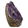 Amethist met calciet en rookkwarts cluster staand 41 x 33 x 10 cm | 17,7 kg Amethist met calciet en rookkwarts cluster staand 41 x 33 x 10 cm | 17,7 kg