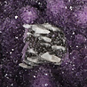 Amethist met calciet en rookkwarts cluster staand 41 x 33 x 10 cm | 17,7 kg Amethist met calciet en rookkwarts cluster staand 41 x 33 x 10 cm | 17,7 kg