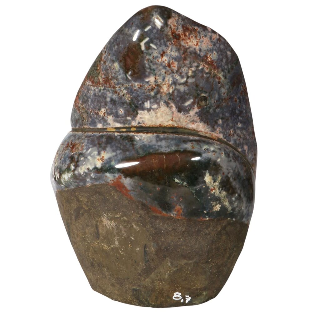 Amethist met golden healer en rookkwarts geode staand 31 x 22 x 10 cm | 8,7 kg Amethist met golden healer en rookkwarts geode staand 31 x 22 x 10 cm | 8,7 kg