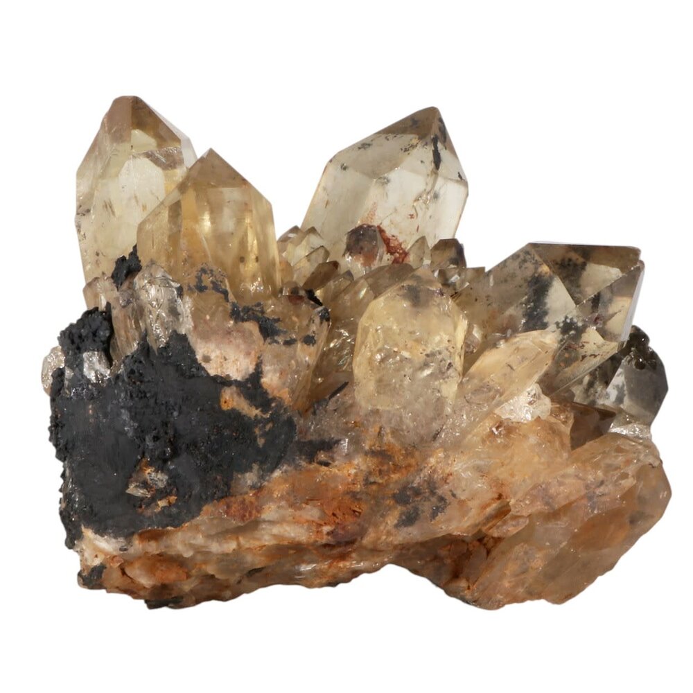 Citrien (kundalini) cluster 11 x 7 x 9 cm | 626 gram Citrien (kundalini) cluster 11 x 7 x 9 cm | 626 gram