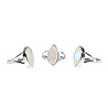 Zilveren ring maansteen (regenboog) maat 18 1/2 | markies facet 1,6 x 0,8 cm Zilveren ring maansteen (regenboog) maat 18 1/2 | markies facet 1,6 x 0,8 cm