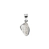 Zilveren hanger Herkimer diamant | 1,7 x 1,1 cm Zilveren hanger Herkimer diamant | 1,7 x 1,1 cm