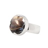 Zilveren ring versteend palm hout maat 18 | rond 1,6 cm Zilveren ring versteend palm hout maat 18 | rond 1,6 cm
