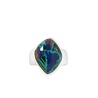 Zilveren ring lapis lazuli met malachiet maat 17 | wave 1,7 x 1,3 cm Zilveren ring lapis lazuli met malachiet maat 17 | wave 1,7 x 1,3 cm