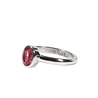 Zilveren ring toermalijn (roze) maat 19 | ovaal facet 0,8 x 0,6 cm Zilveren ring toermalijn (roze) maat 19 | ovaal facet 0,8 x 0,6 cm