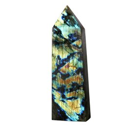 Labradoriet obelisk A-kwaliteit 20 x 6 x 3,5 cm | 886 gram Labradoriet obelisk A-kwaliteit 20 x 6 x 3,5 cm | 886 gram