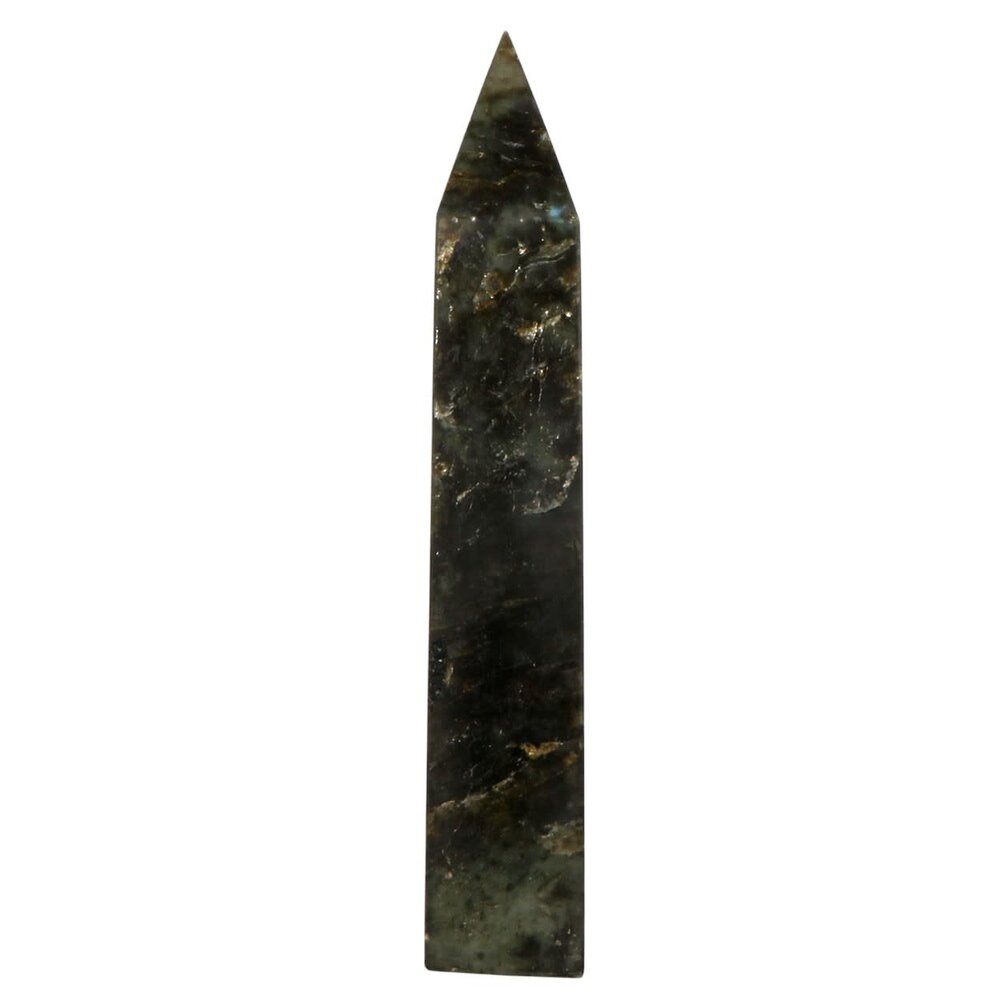 Labradoriet obelisk A-kwaliteit 20 x 6 x 3,5 cm | 886 gram Labradoriet obelisk A-kwaliteit 20 x 6 x 3,5 cm | 886 gram